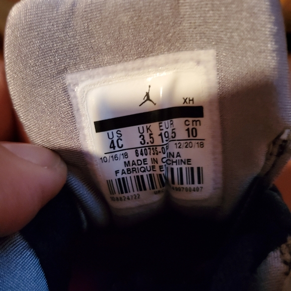 Black Baby Jordan's - Picture 5 of 5